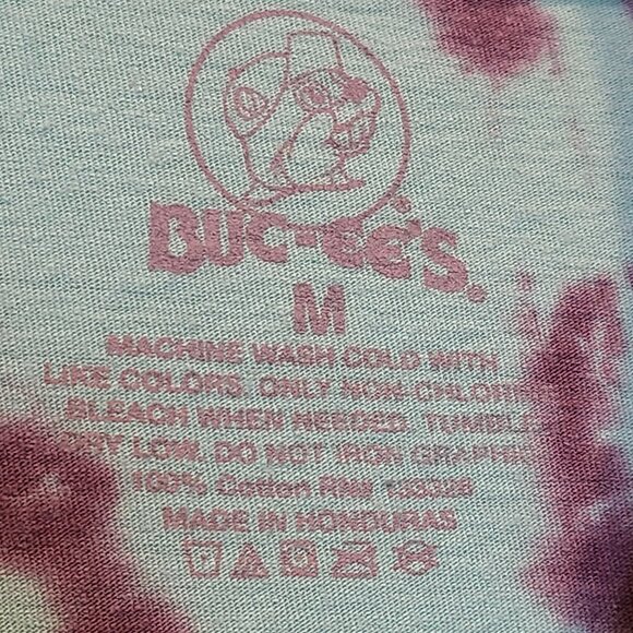 Bucees Shirt Tie Dye Beaver Believer Short Sleeve Top Unisex Medium - Picture 4 of 5